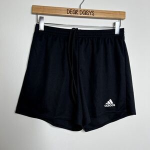 Adidas Black Athletic Drawstring Shorts